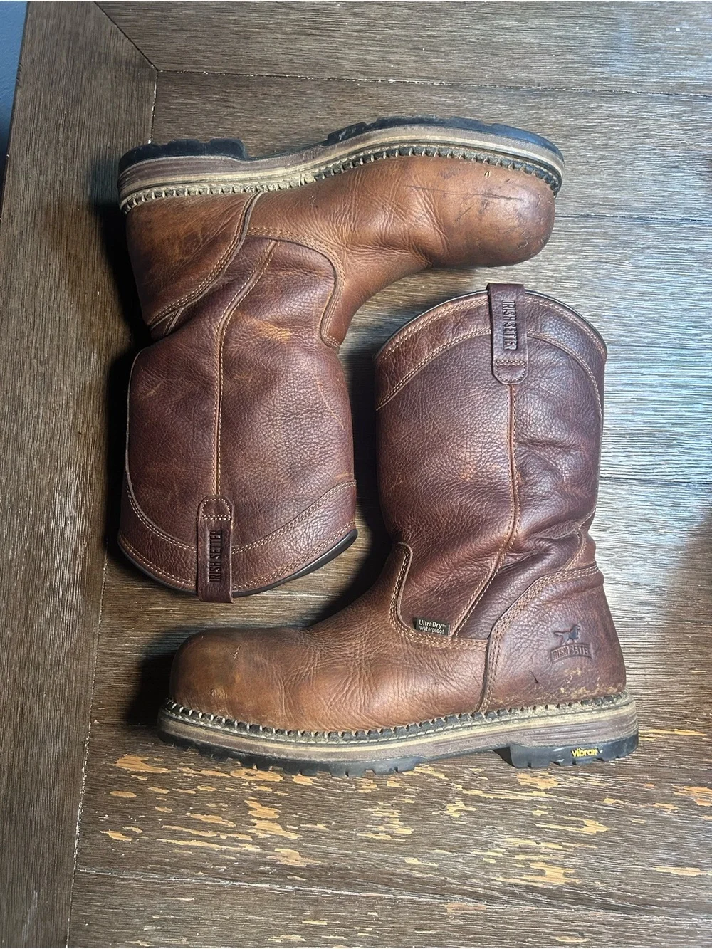 Irish Setter edgertone waterproof composite toe work boots size 11.5